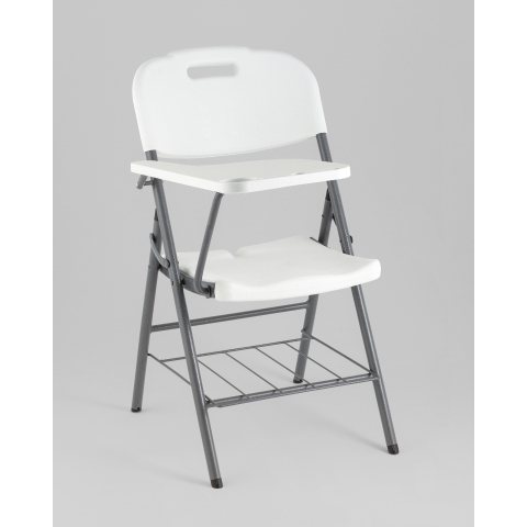 Стул складной банкетный со столиком и полкой