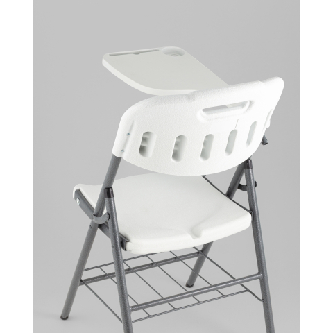 Стул складной банкетный со столиком и полкой