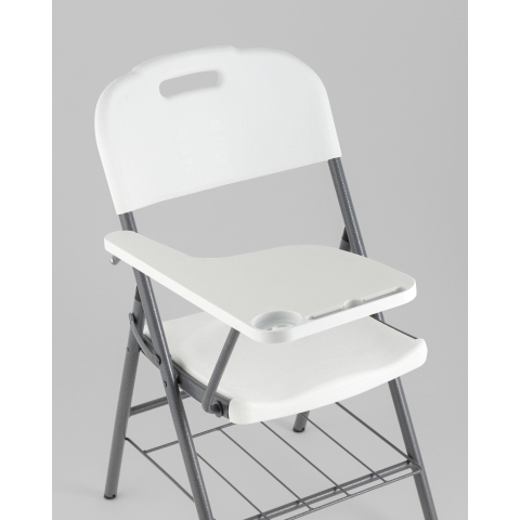 Стул складной банкетный со столиком и полкой