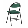 Стул складной Hagen велюр зелёный каркас черный