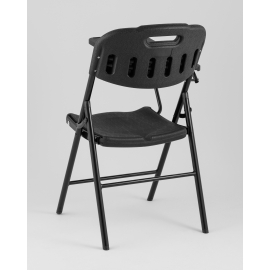 Стул складной банкетный со столиком черный