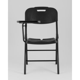 Стул складной банкетный со столиком черный