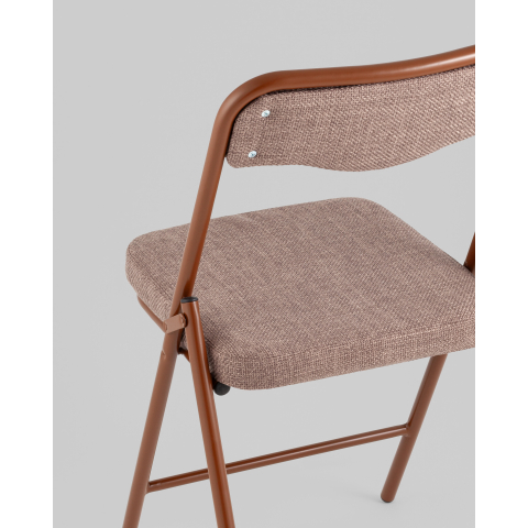 Стул складной Джонни рогожка капучино каркас капучино