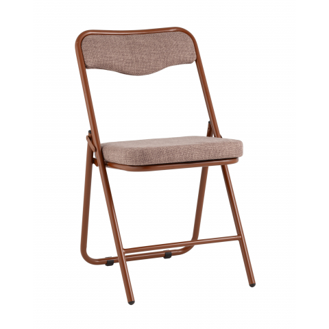 Стул складной Джонни рогожка капучино каркас капучино