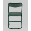Стул складной Джонни рогожка зеленая каркас зеленый