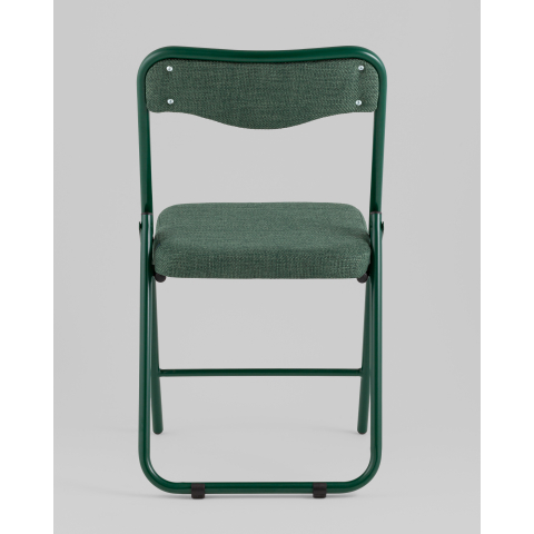 Стул складной Джонни рогожка зеленая каркас зеленый