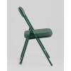 Стул складной Джонни рогожка зеленая каркас зеленый