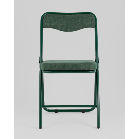 Стул складной Джонни рогожка зеленая каркас зеленый
