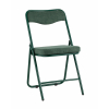 Стул складной Джонни рогожка зеленая каркас зеленый