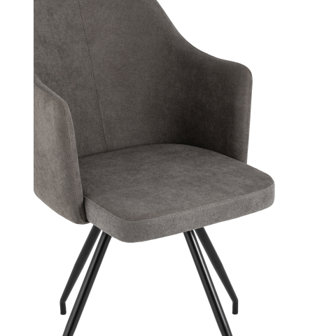 Стул Слинг вращающийся серо-коричневый