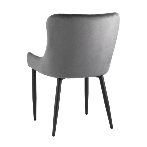 Стул Ститч Хани велюр серый