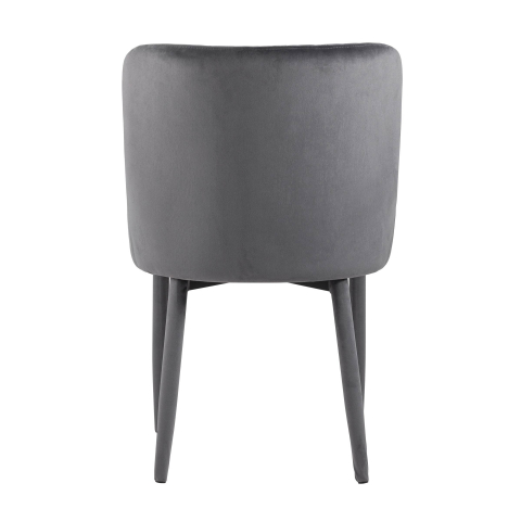 Стул Ститч серый ножки велюр