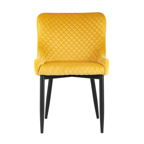 Стул Ститч велюр оранжевый