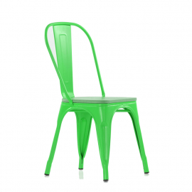 Стул Tolix Style Wood зеленый