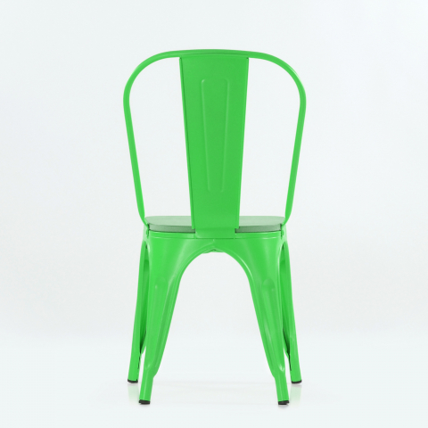 Стул Tolix Style Wood зеленый
