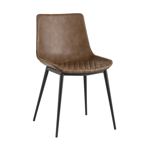 Стул TEXAS экокожа коричневый