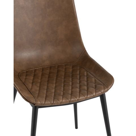 Стул TEXAS экокожа коричневый