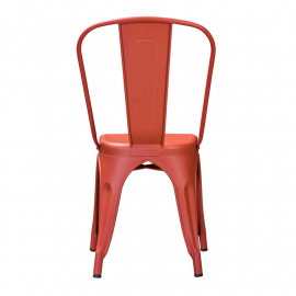 Стул Tolix style Коралловый красный