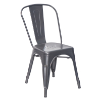 Стул Tolix серебристый