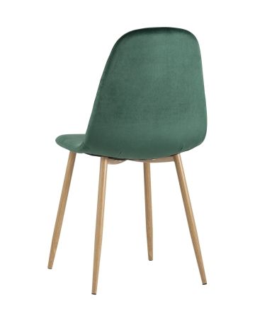 Мягкий стул Валенсия велюр темно-зеленый