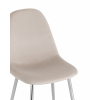 Стул Валенсия SN велюр бежевый хромированные ножки