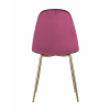 Стул Валенсия велюр бордо золотые ножки