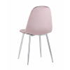 Стул Валенсия велюр розовый хромированные ножки