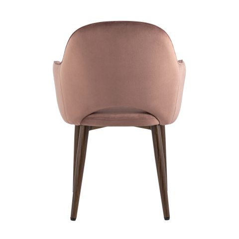 Стул Венера диамант велюр пыльно-розовый