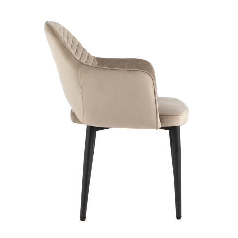 Стул Венера диамант велюр шампань