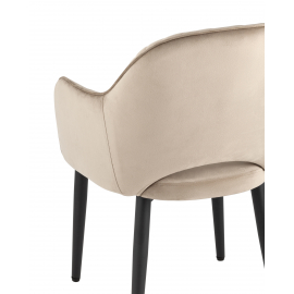 Стул Венера диамант велюр шампань