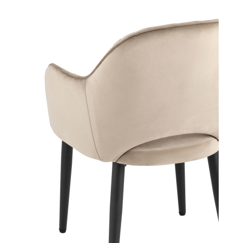 Стул Венера диамант велюр шампань