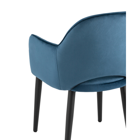 Стул Венера велюр сине-зеленый