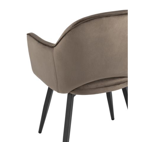 Стул Венера вращающийся велюр коричневый