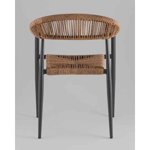 Стул Verol ротанг светло-коричневый ножки антрацит