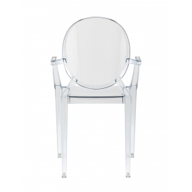 Стул Victoria Ghost с подлокотниками прозрачный