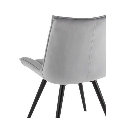 Стул вращающийся Робб велюр серый