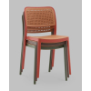 Стул Yona пластиковый коричневый