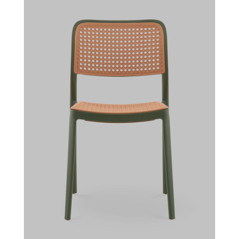 Стул Yona пластиковый зелёный