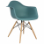 Стул EAMES DAW бирюзовый
