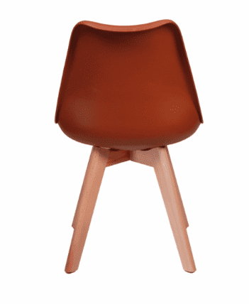 Стул Роберт коричневый с мягким сиденьем