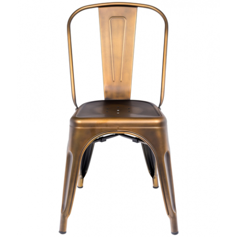 Стул Tolix бронзовый