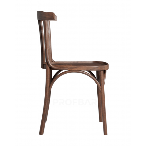 Деревянный венский стул Комфорт цвет темный орех 323