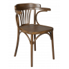 Венский стул Роза цвет орех 313 с подлокотниками