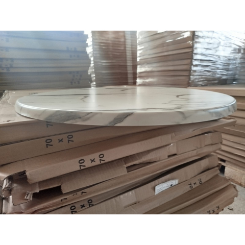 Стол Paris W d=800 мм цвет Мраморный опиум