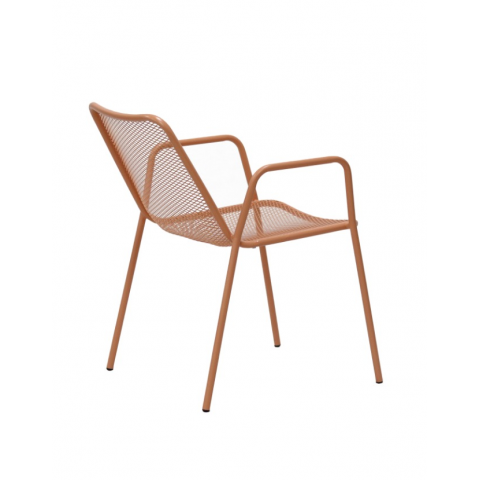 Металлический стул Зевс темно-коралловый