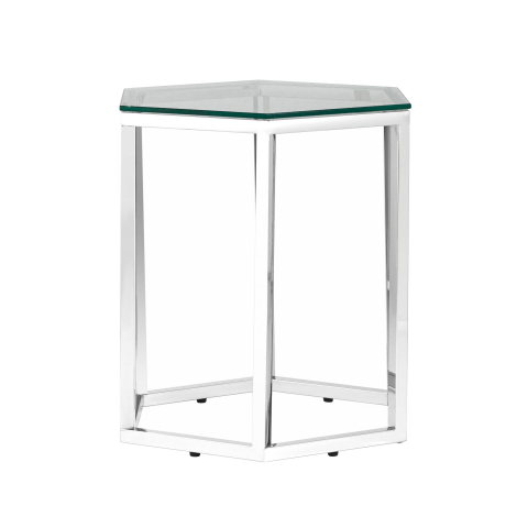 Журнальный стол ГЕКС серебро