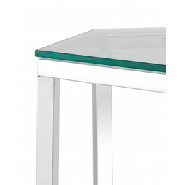 Журнальный стол ГЕКС серебро