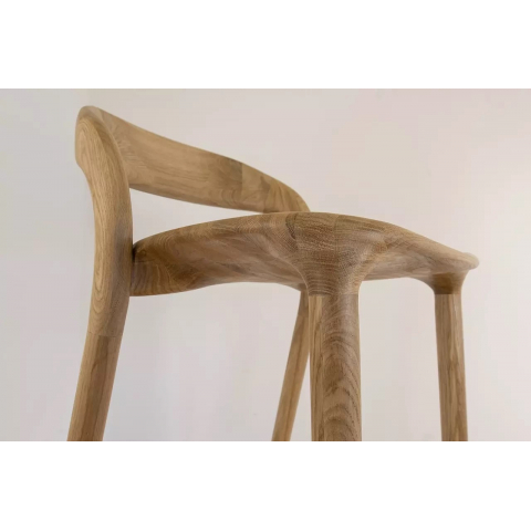 деревянный барный стул
